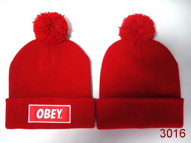 Obey Beanie Red 1 SG